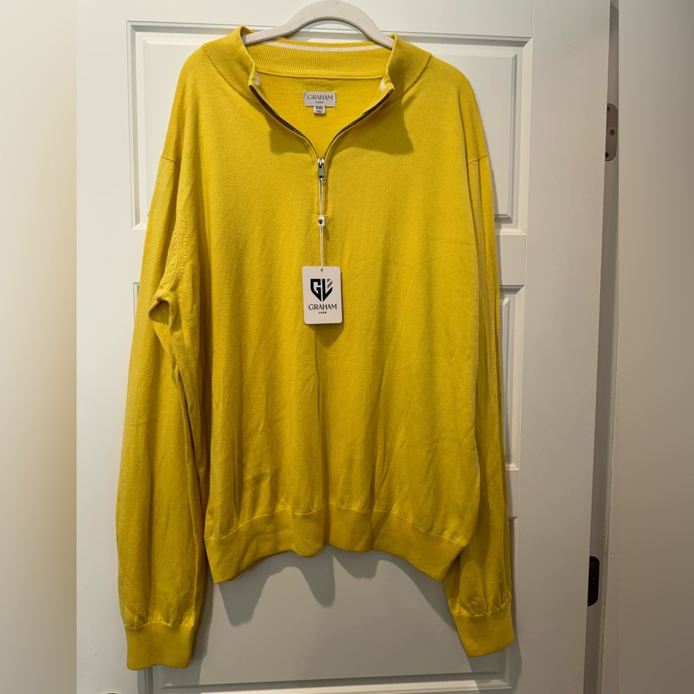 NWT Graham Luxe XXL Butter Yellow Sweater